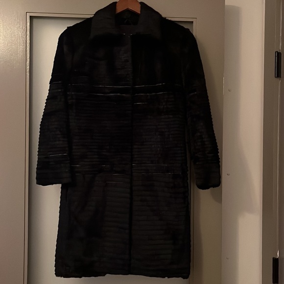 Michael McCollom Real Fur Coat by Trilogy Collections in S - Picture 1 of 5